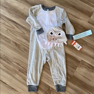 18 month soft fleece pajama and hat set